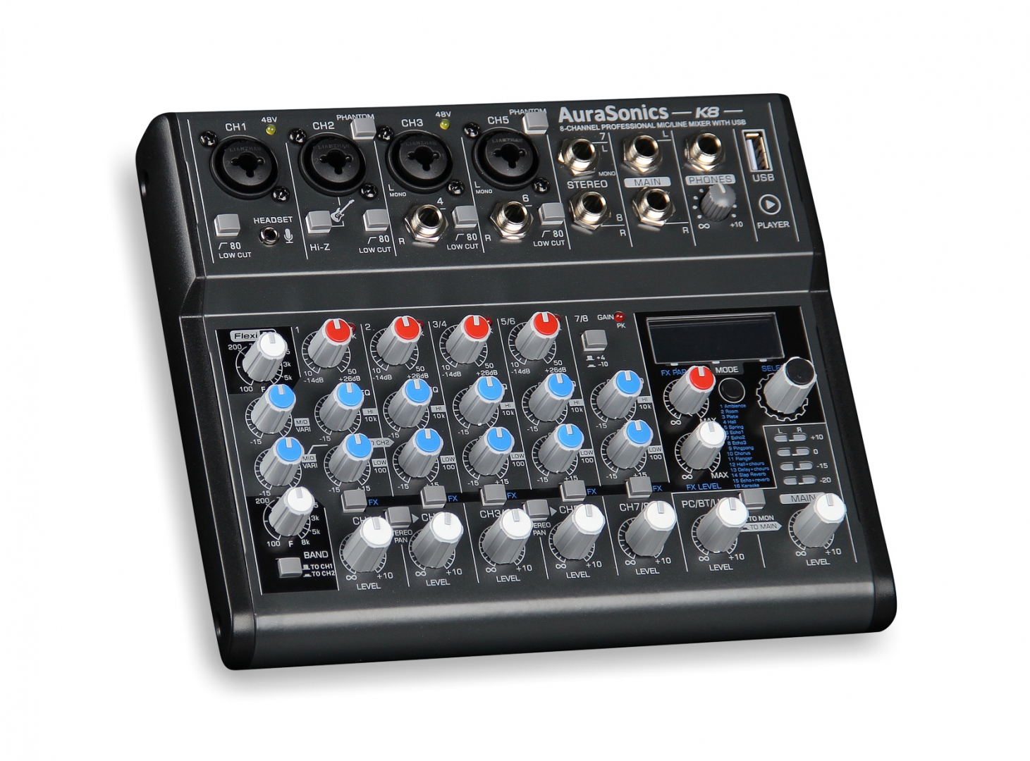 AuraSonics K8 компактный микшерный пульт в Ноябрьске