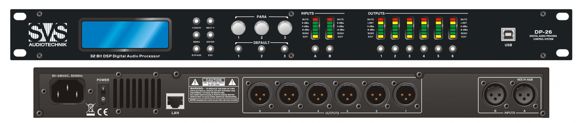 SVS Audiotechnik DP-26 Цифровой процессор: 2 входа 6 выходов в Ноябрьске