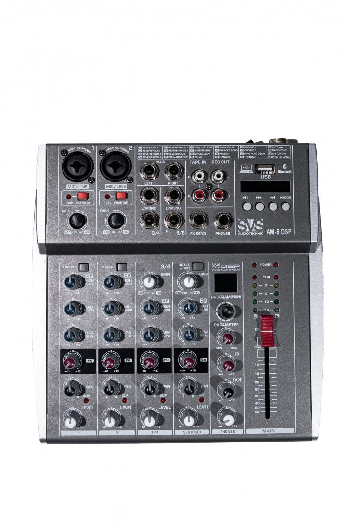 SVS Audiotechnik mixers AM-6 DSP Микшерный пульт аналоговый, 6-канальный SVS Audiotechnik mixers в Ноябрьске