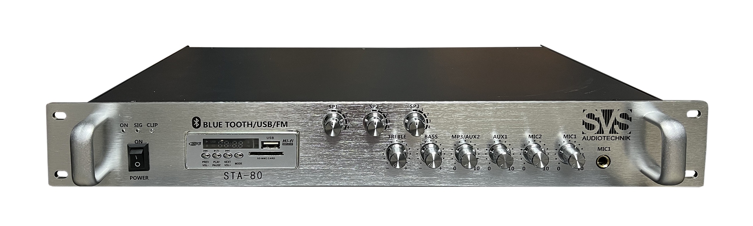 SVS Audiotechnik STA-80 Микшер-усилитель для систем Public Address в Ноябрьске